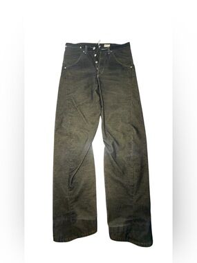 LEVIS Engineered Black Cord Jeans